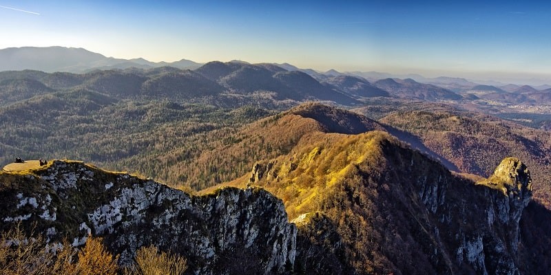 Kroatische Berge - Klek, der Berg eines schlafenden Riesen