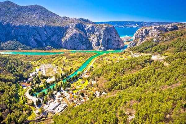 Cetina Flussschlucht, Kroatien