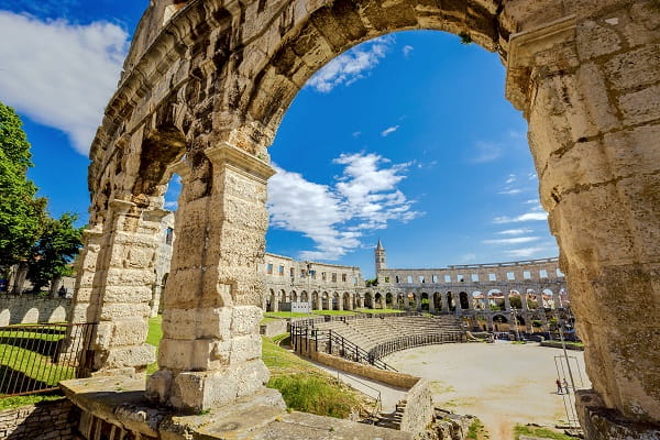 Amphitheater in Pula, Kroatien
